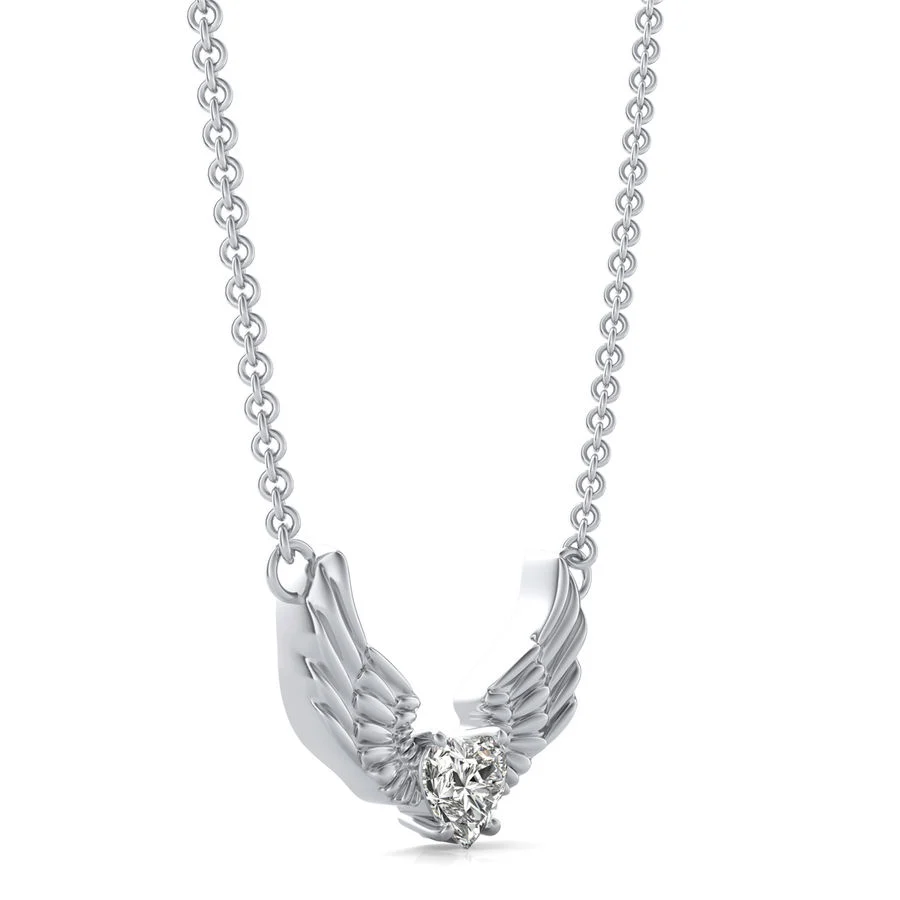 Angel Solitaire Pendant - Image 2