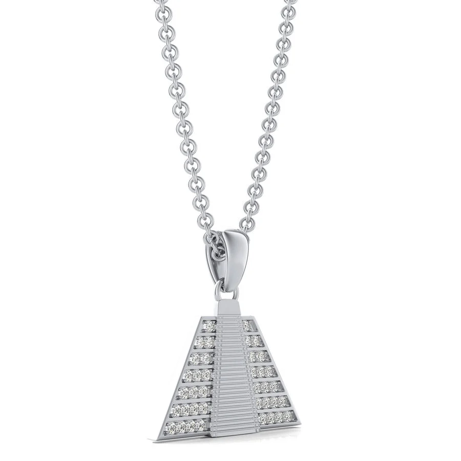 Aztec Pyramid Pendant - Image 2