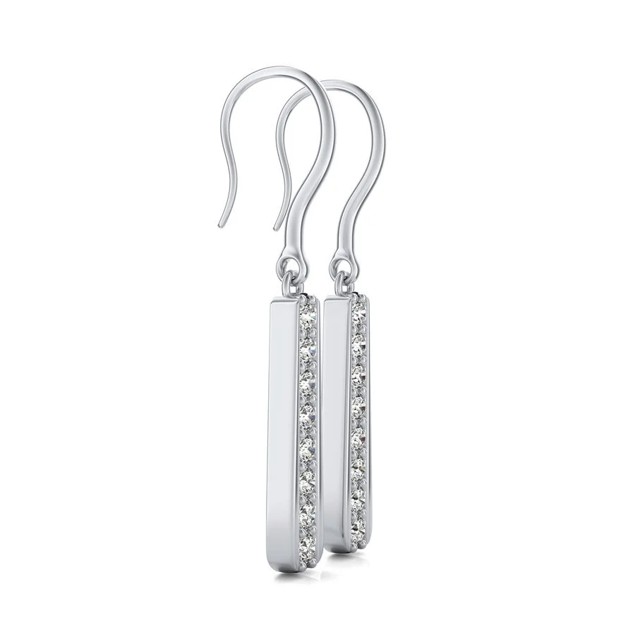 Bar Drop Earrings - Image 2