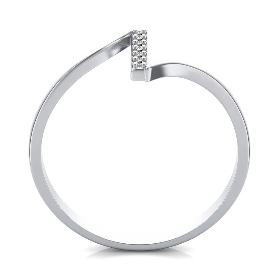 Bar of Diamond Fashion Ring - Image 2