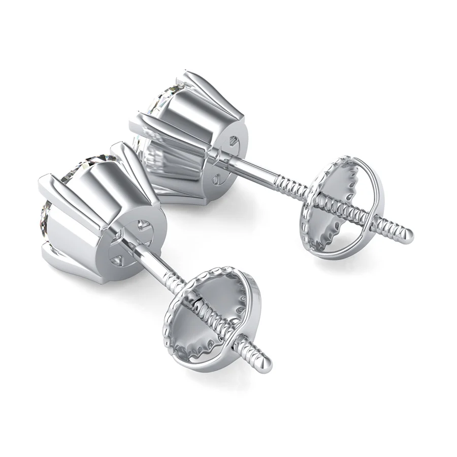 Basket Stud Earrings - Image 2