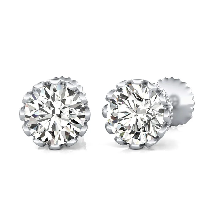 Basket Stud Earrings - Custom Builder - SKU 349700