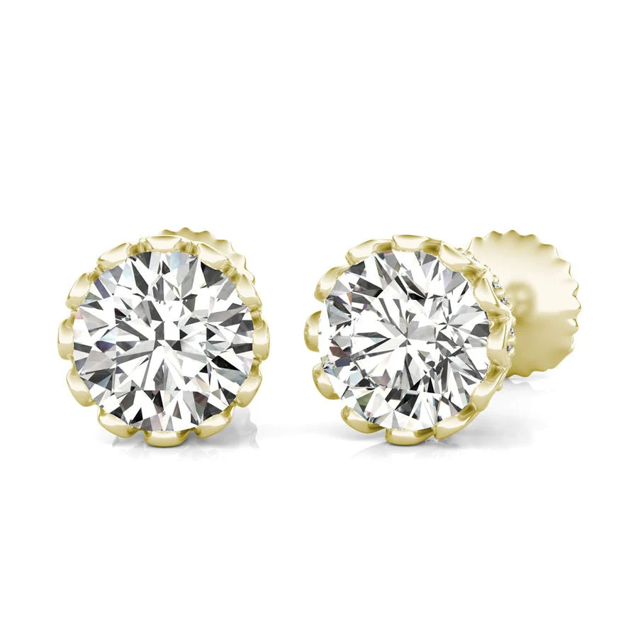 Basket Stud Earrings - Custom Builder - SKU 349700
