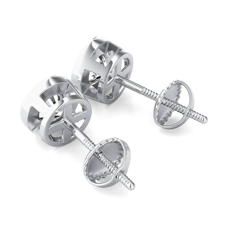 Bezel Earrings - Image 2
