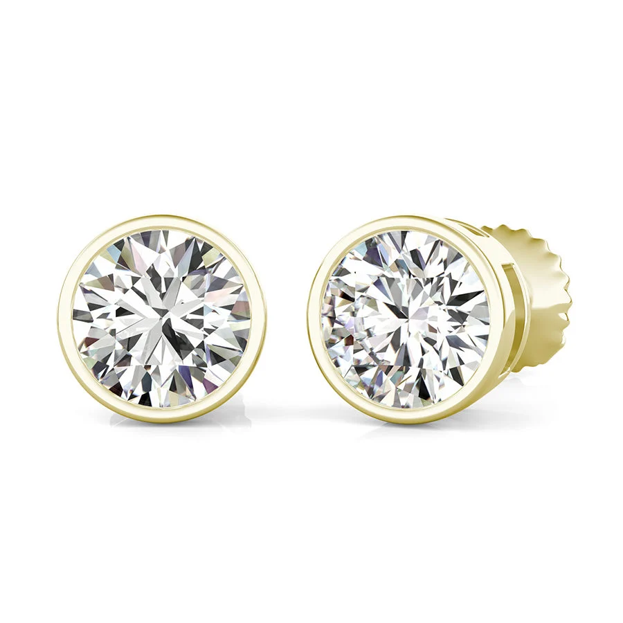 Bezel Earrings - Custom Builder - SKU 201702