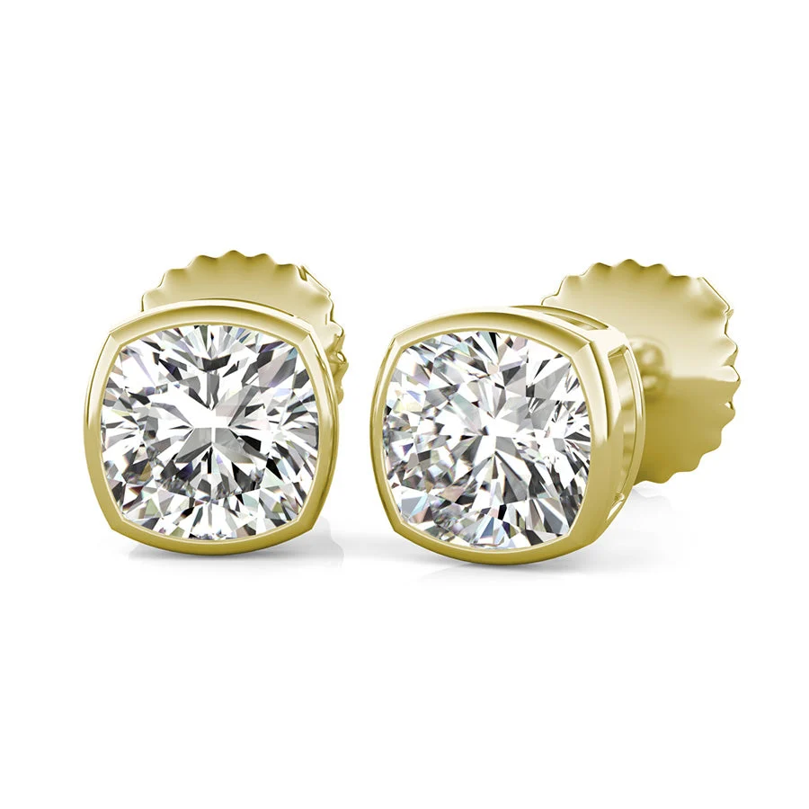 Bezel Earrings - Custom Builder - SKU 201702