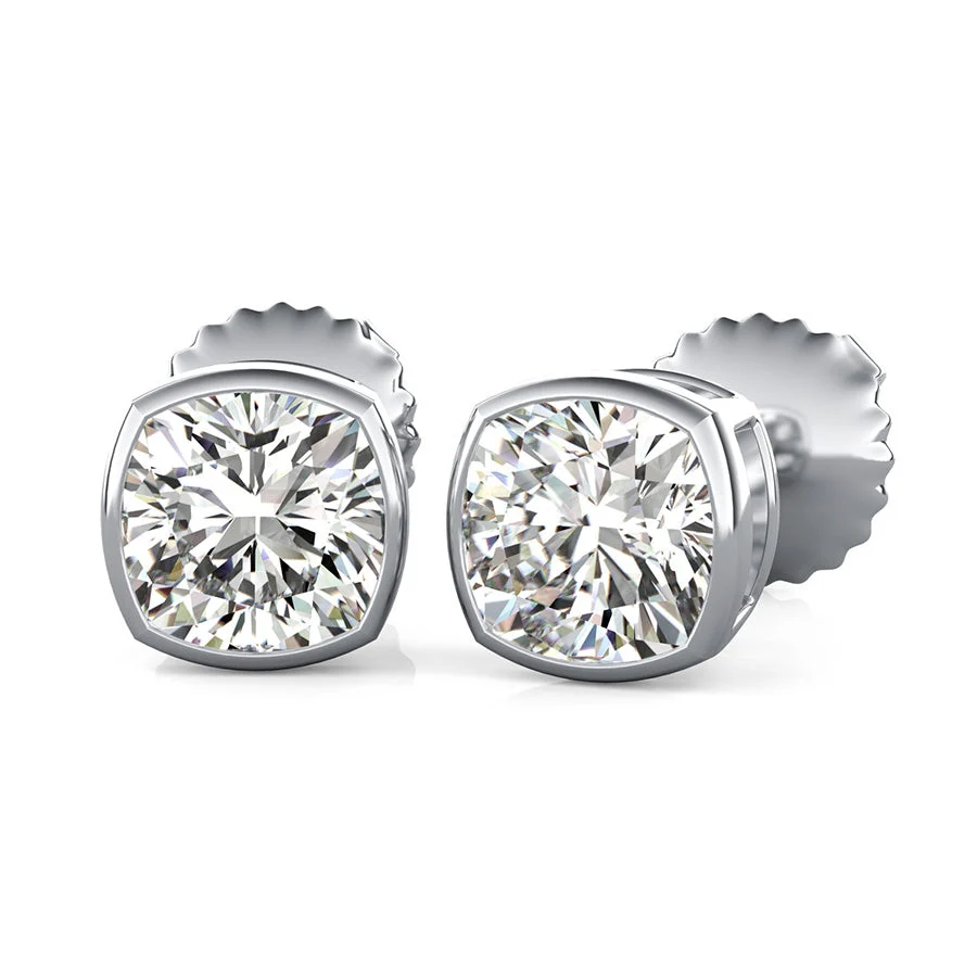 Bezel Earrings - Custom Builder - SKU 201702
