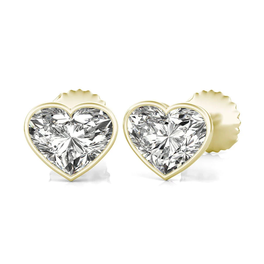 Bezel Stud Earrings - Custom Builder - SKU 357100