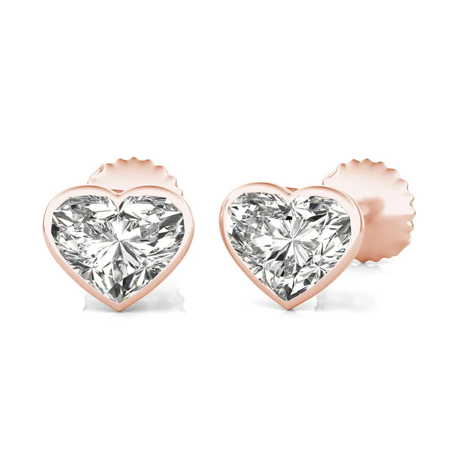 Bezel Stud Earrings - Custom Builder - SKU 358900
