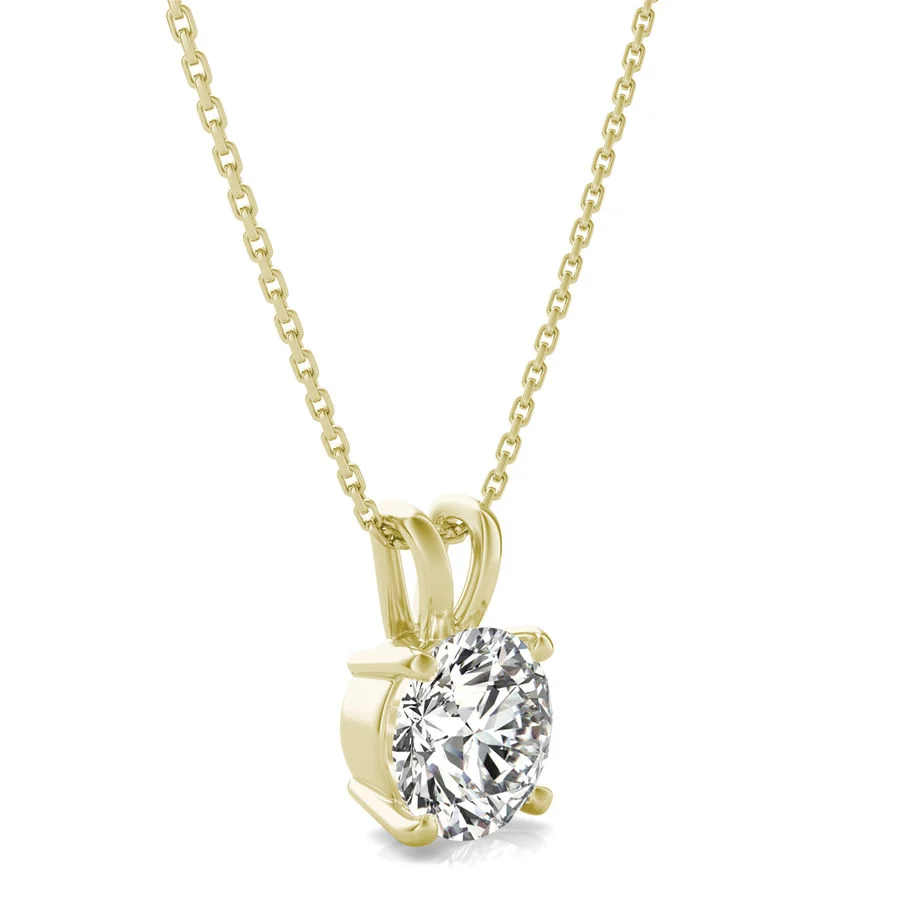 Limited Sale - 0.50 ct. Diamond Solitaire Pendant in 14K White Yellow or Rose - Image 5
