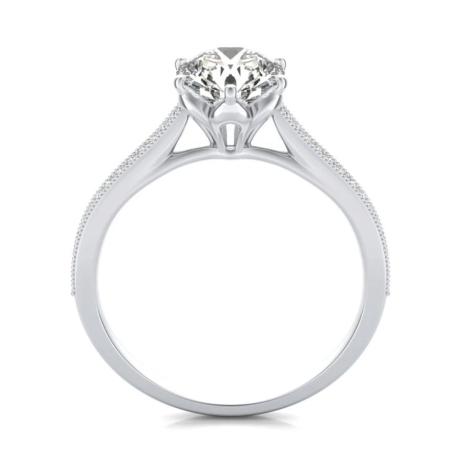 Cathedral Engagement Ring - Image 2