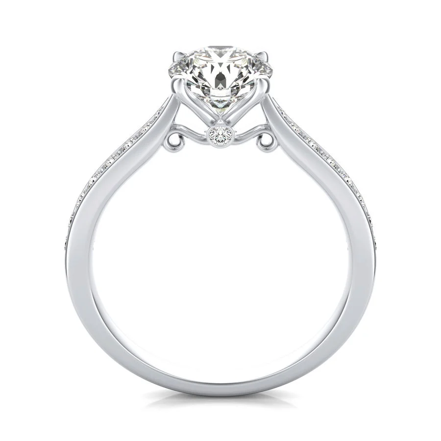 Cathedral Engagement Ring - Image 2
