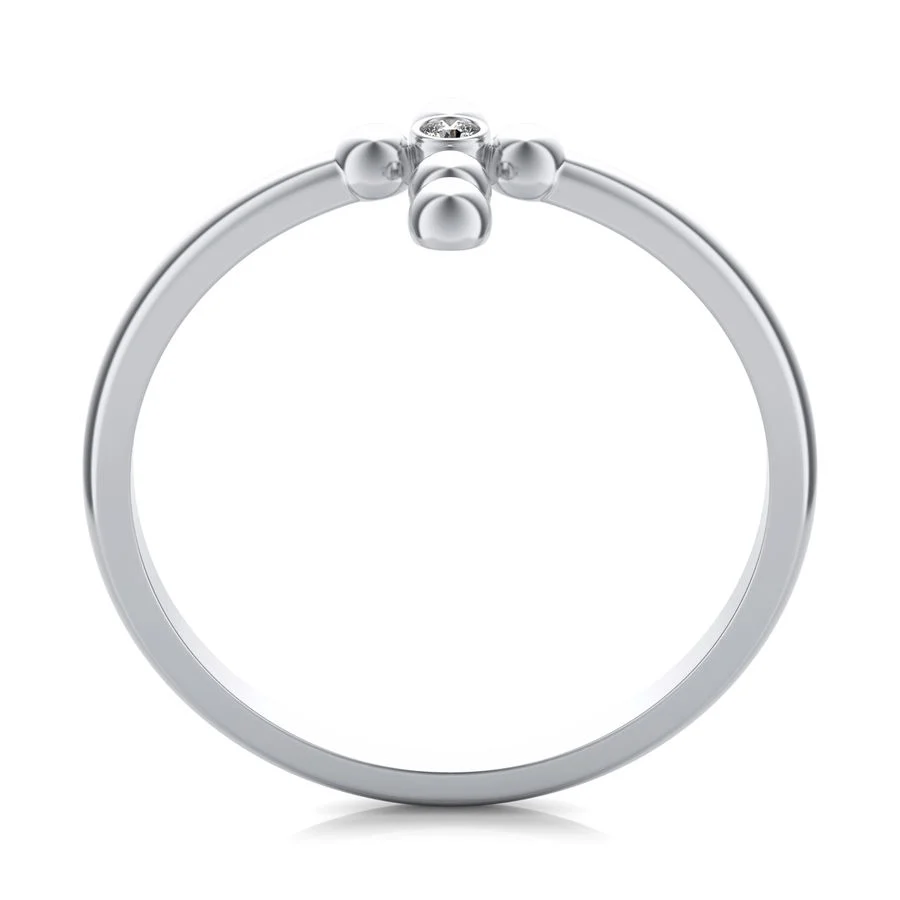 Catholic Cross Fashion Ring - Image 2