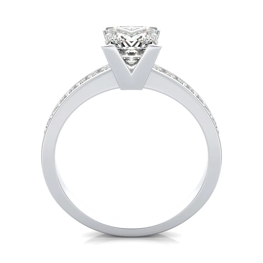 Channel Set Engagement Ring - Image 2