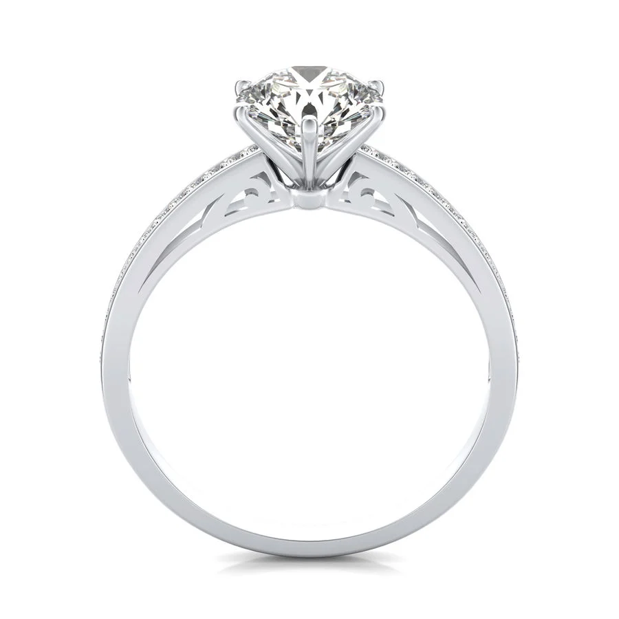 Channel Set Engagement Ring - Image 2
