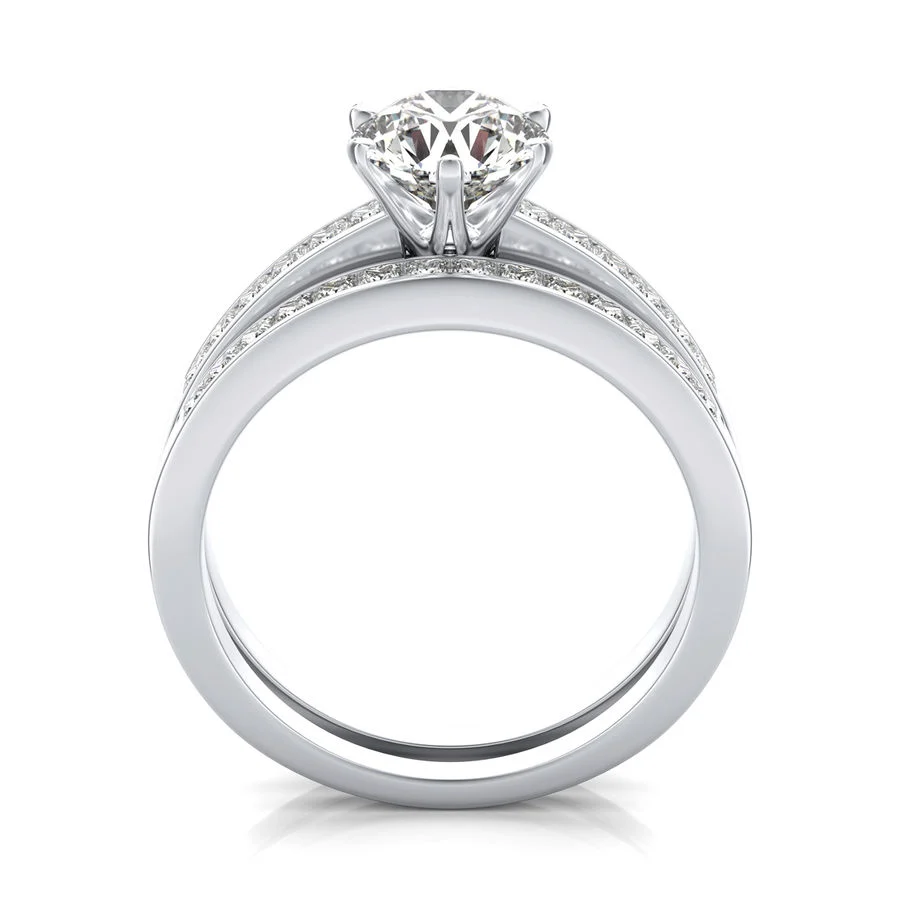 Channel Set Engagement Ring - Image 2