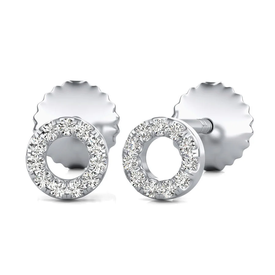 Circle Stud Earrings