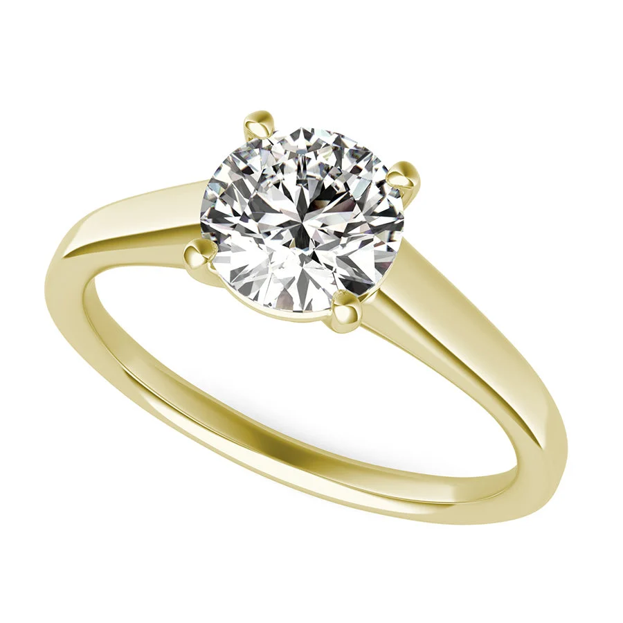 Classic Double Wire Basket Solitaire Engagement Ring - Custom Builder - SKU 200808