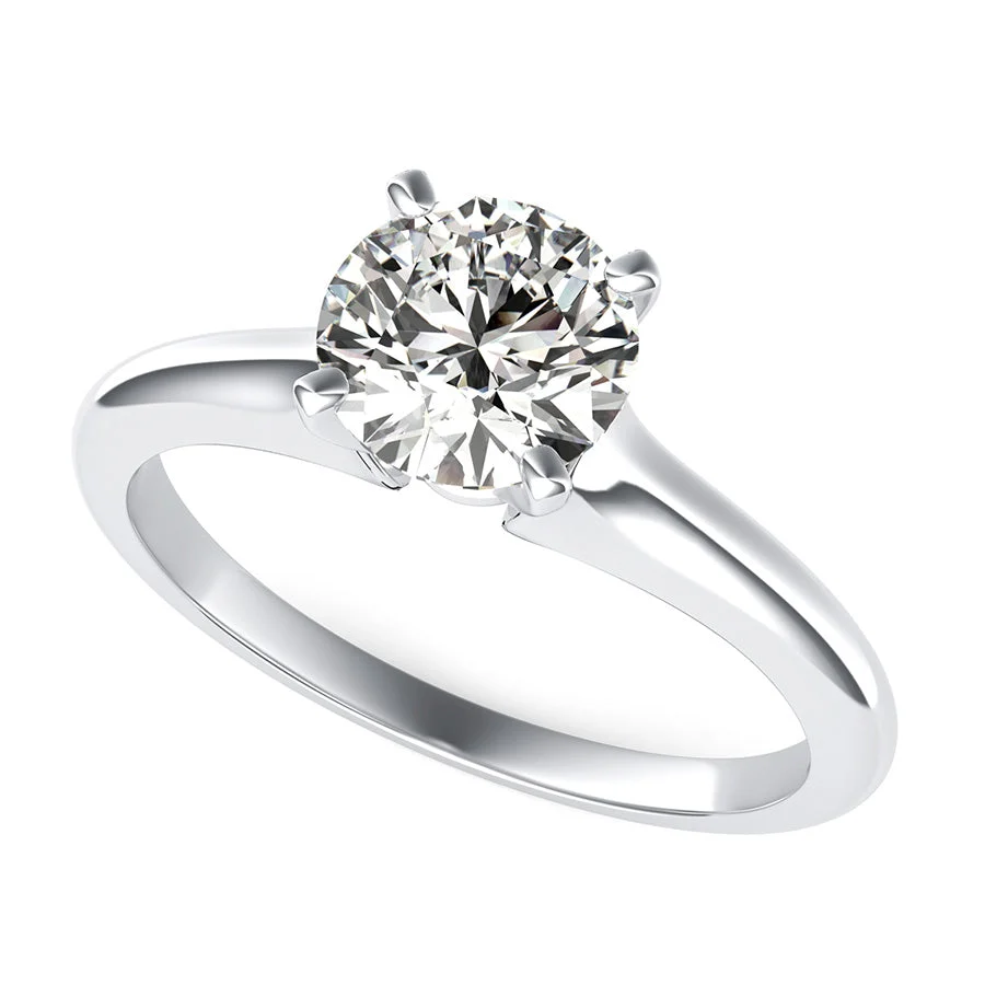 Classic Solitaire Engagement Ring - Custom Builder - SKU 200804