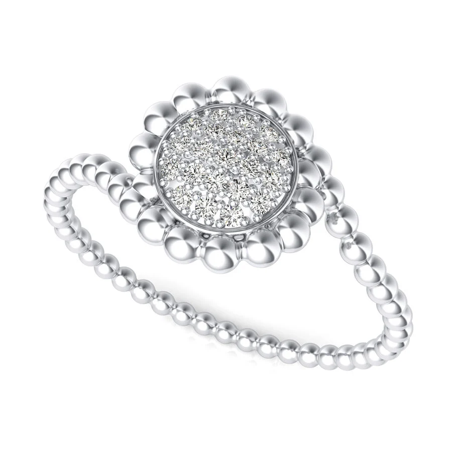 Cluster Diamonds with Ball Ring