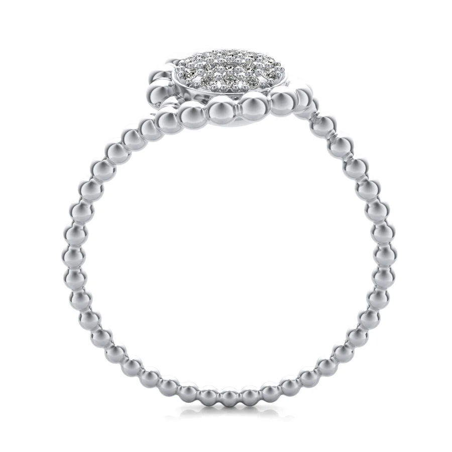 Cluster Diamonds with Ball Ring - Image 2