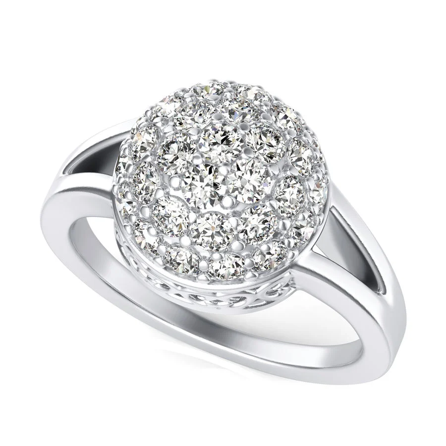 Cluster Fashion Ring