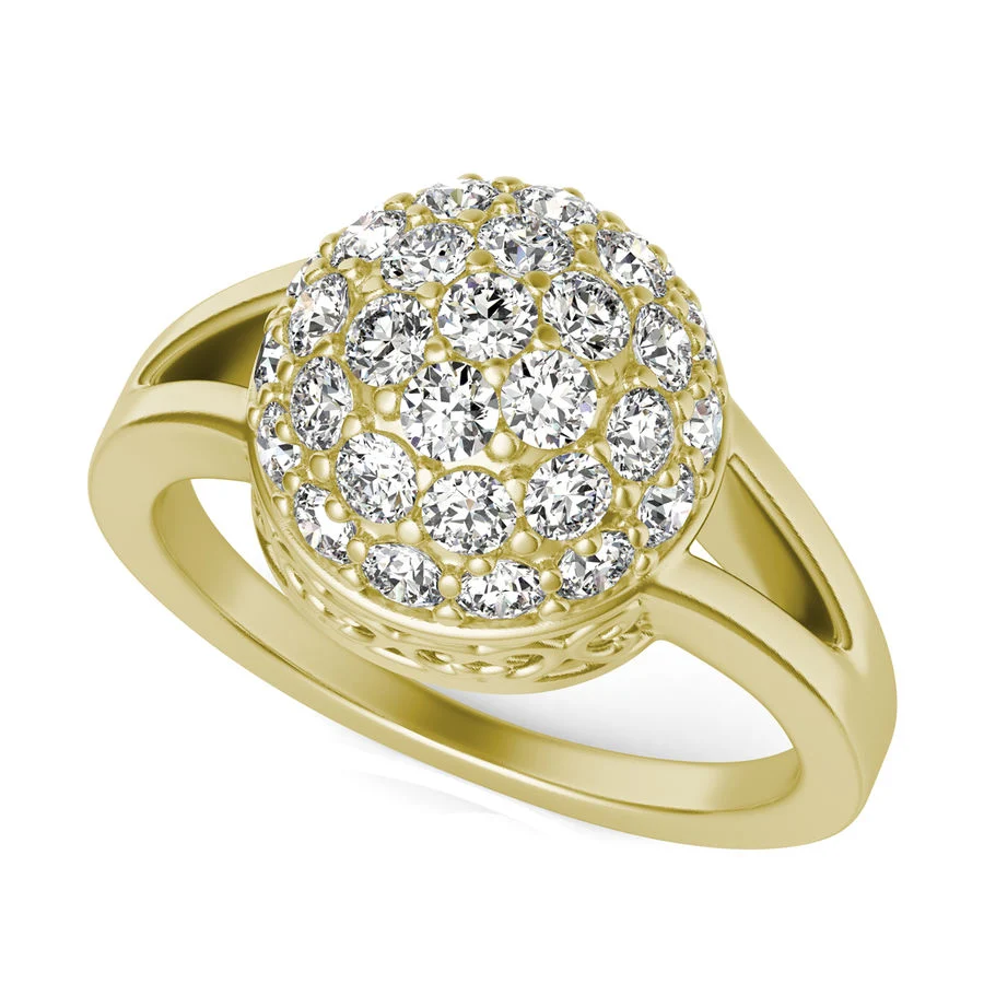 Cluster Fashion Ring - Custom Builder - SKU 260500