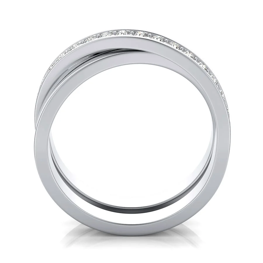 Crossover Diamond Band - Image 2