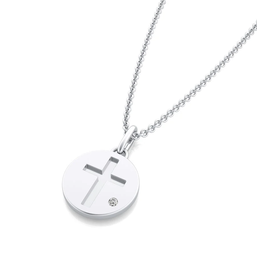 Cross Coin Pendant