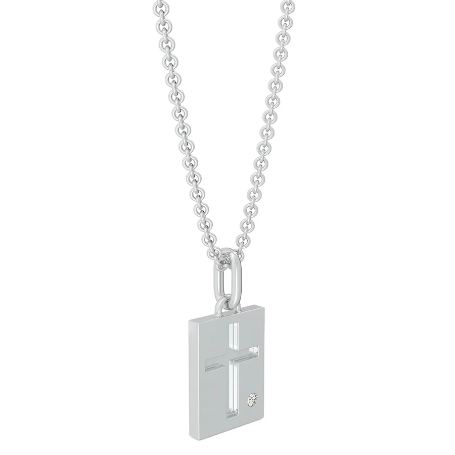 Cross Rectagular Pendant - Image 2