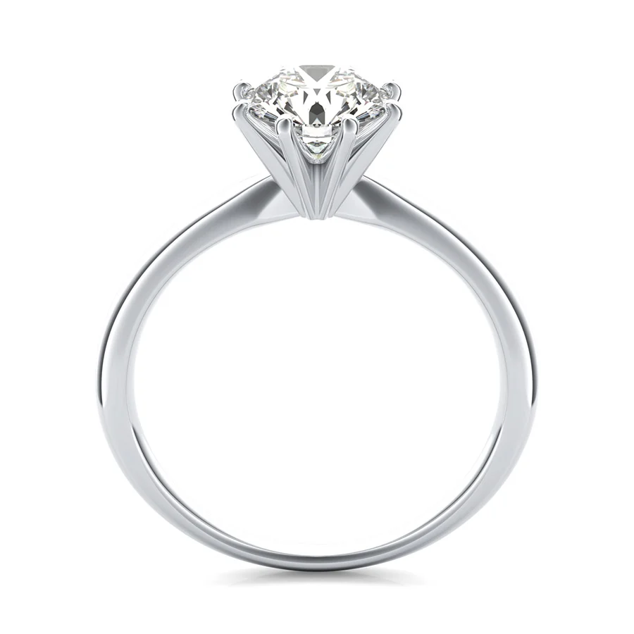 Delicate And Classic Solitaire Engagement Ring - Image 2