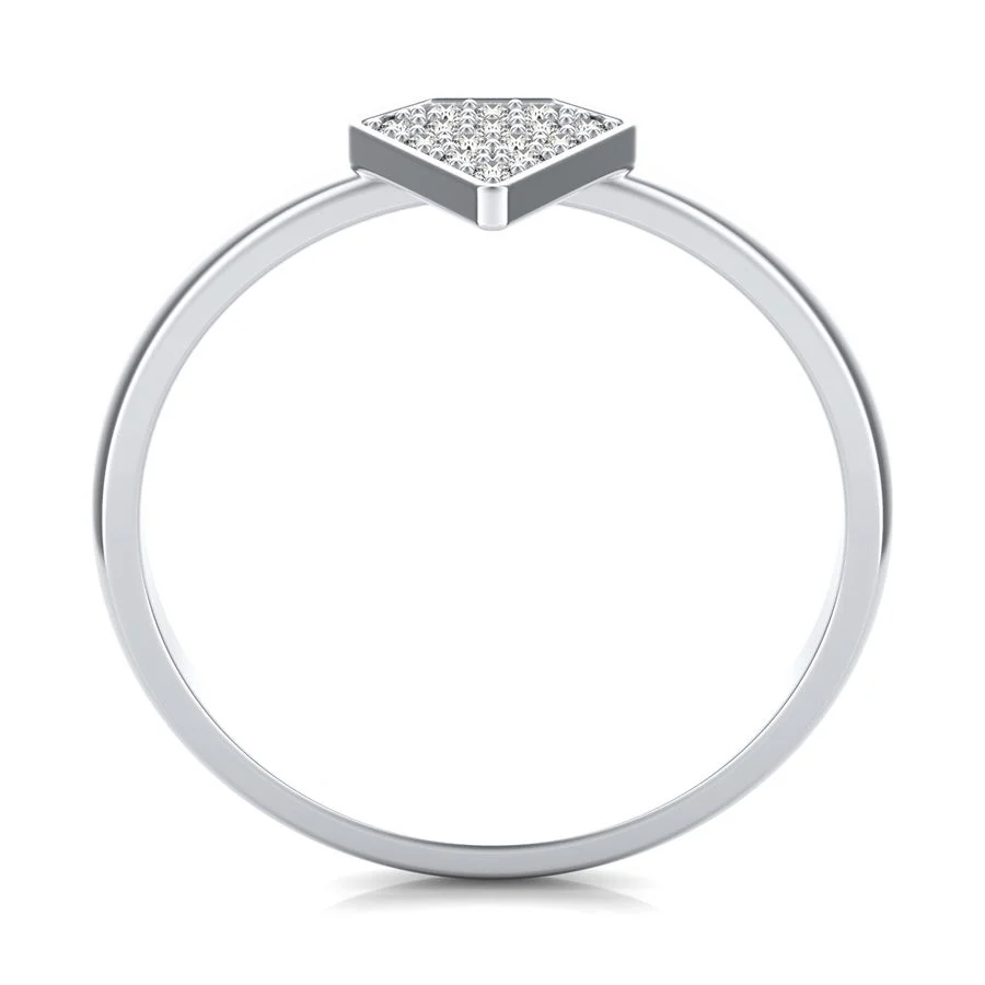Diamond Shape Cluster Ring - Image 2