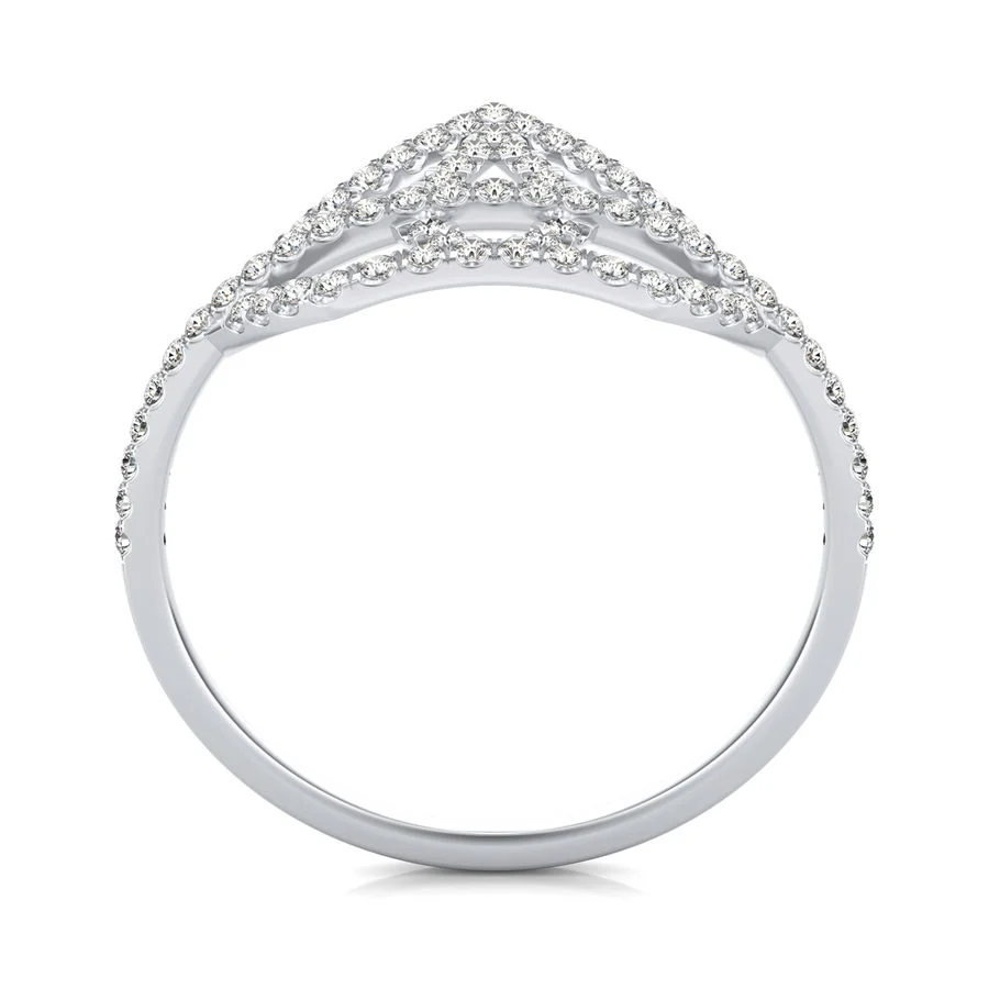 Diamond Shape Cluster Ring - Image 2