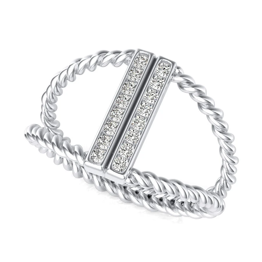 Double Bar with Twisted Rope