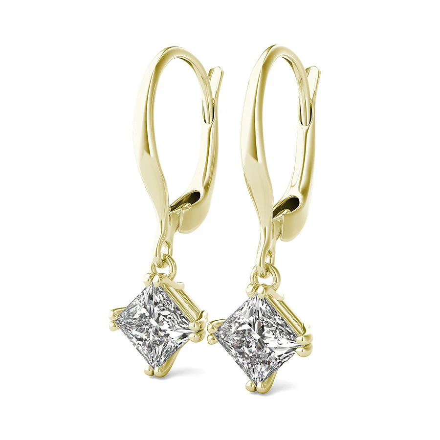 Double Prong Leverback Earrings - Custom Builder - SKU 401717