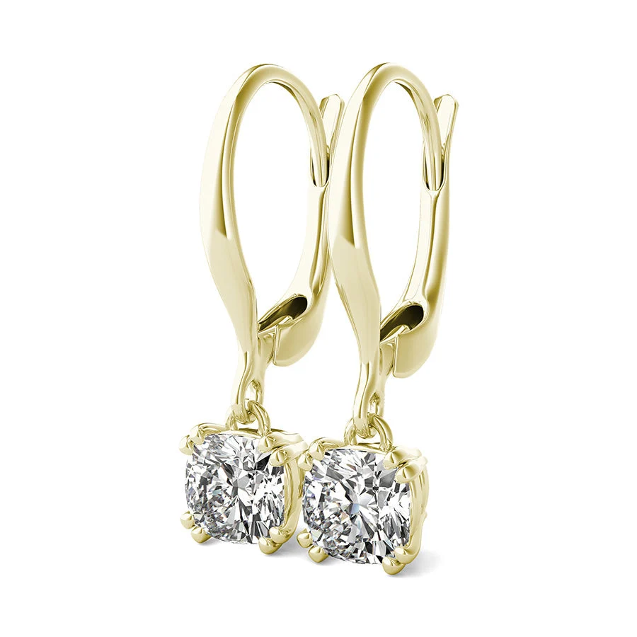 Double Prong Leverback Earrings - Custom Builder - SKU 401717
