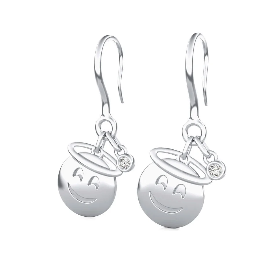 Emoji Angel Earrings