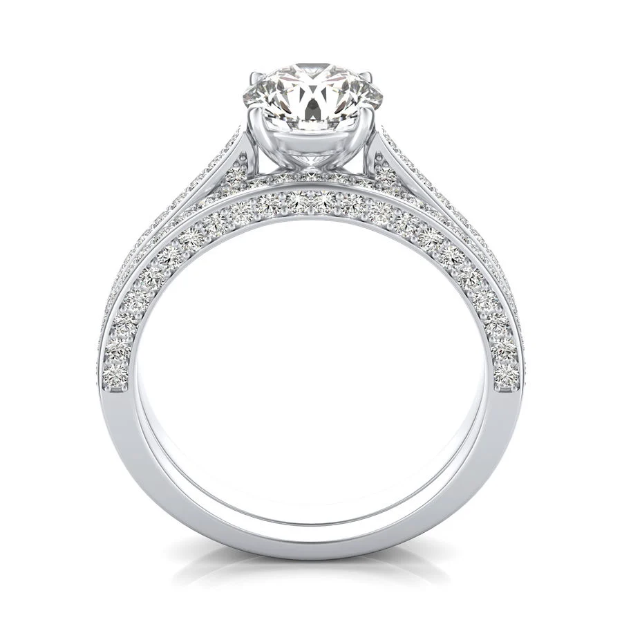 Engagement Ring With Matching Band - Image 2