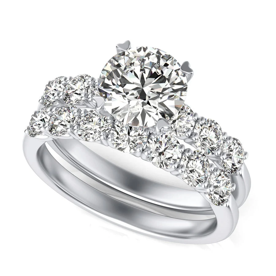 Engagement Ring With Matching Band