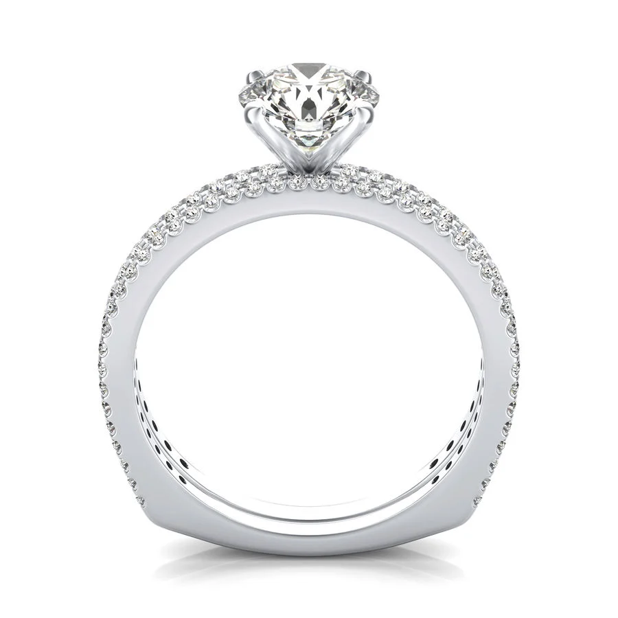 Engagement Ring With Matching Band - Image 2