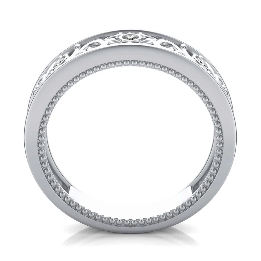 Filigree Band with Milgrain - Image 2