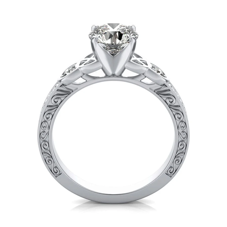 Filigree Engagement Ring - Image 2