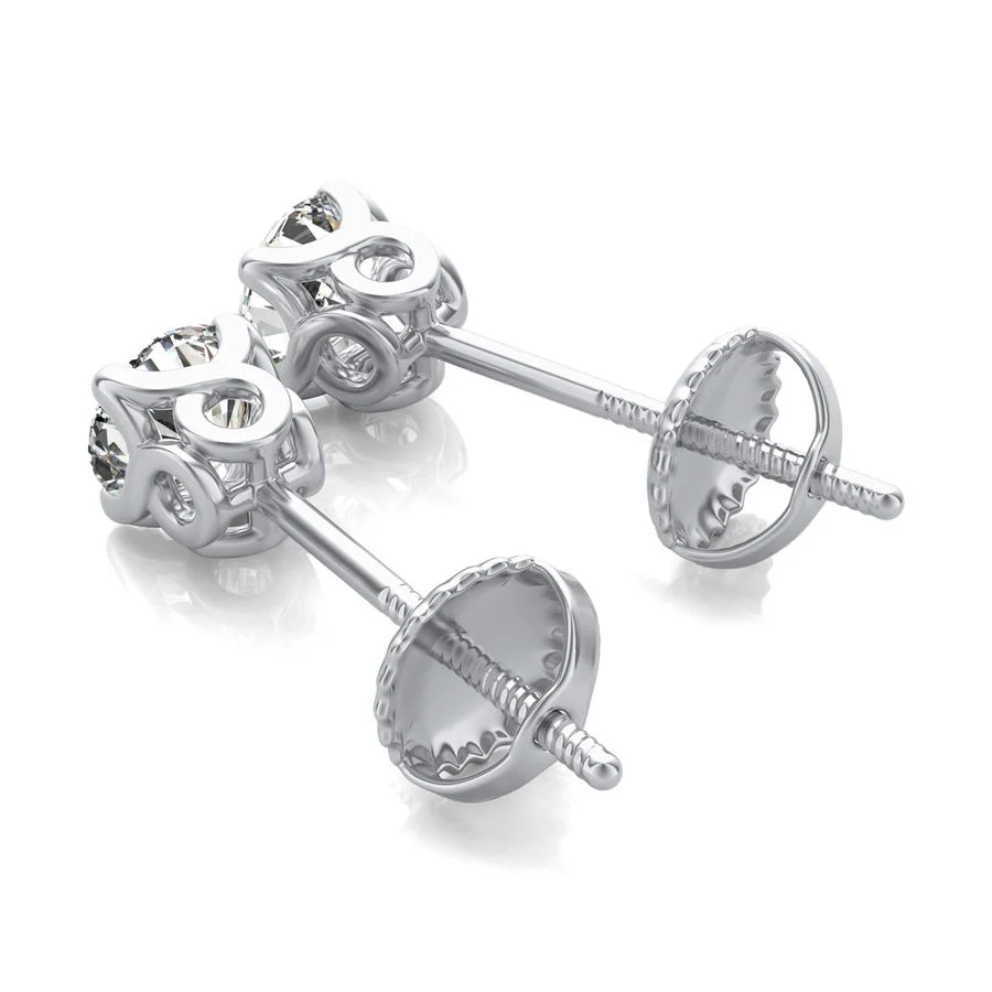 Filigree Stud Earrings - Image 2