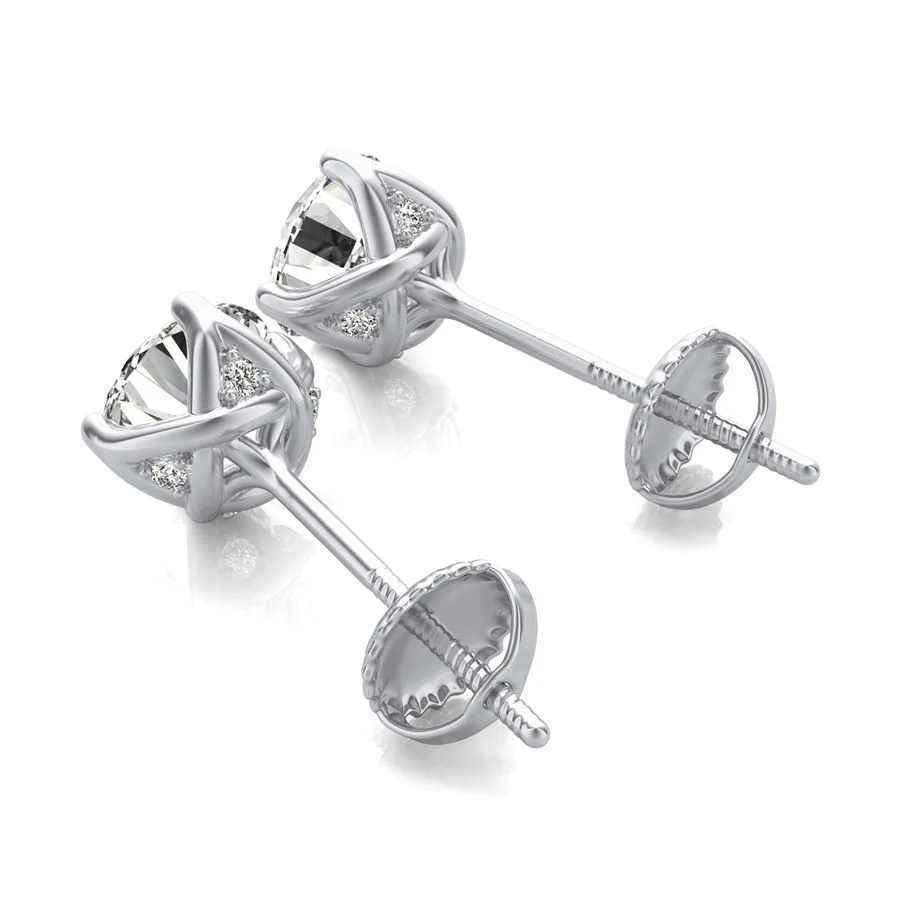 Filigree Stud Earrings - Image 2