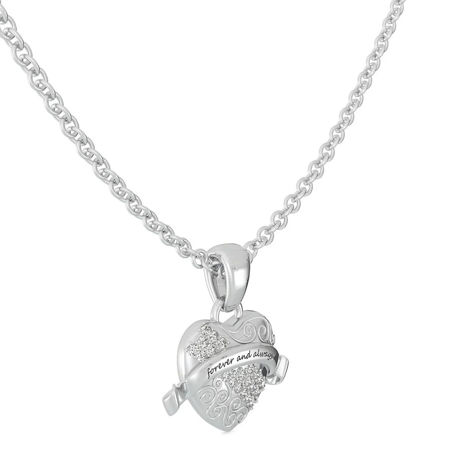 "Forever And Always" Heart Pendant - Image 2