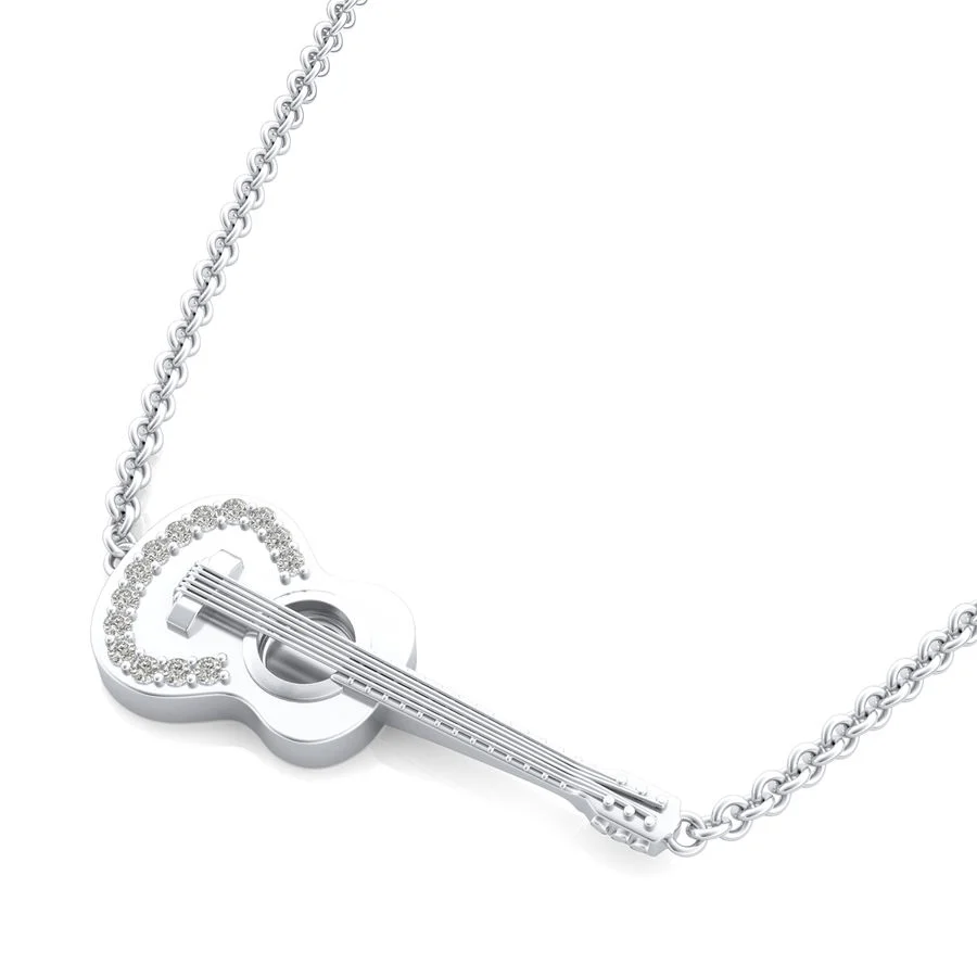 Guitar Charm Pendant