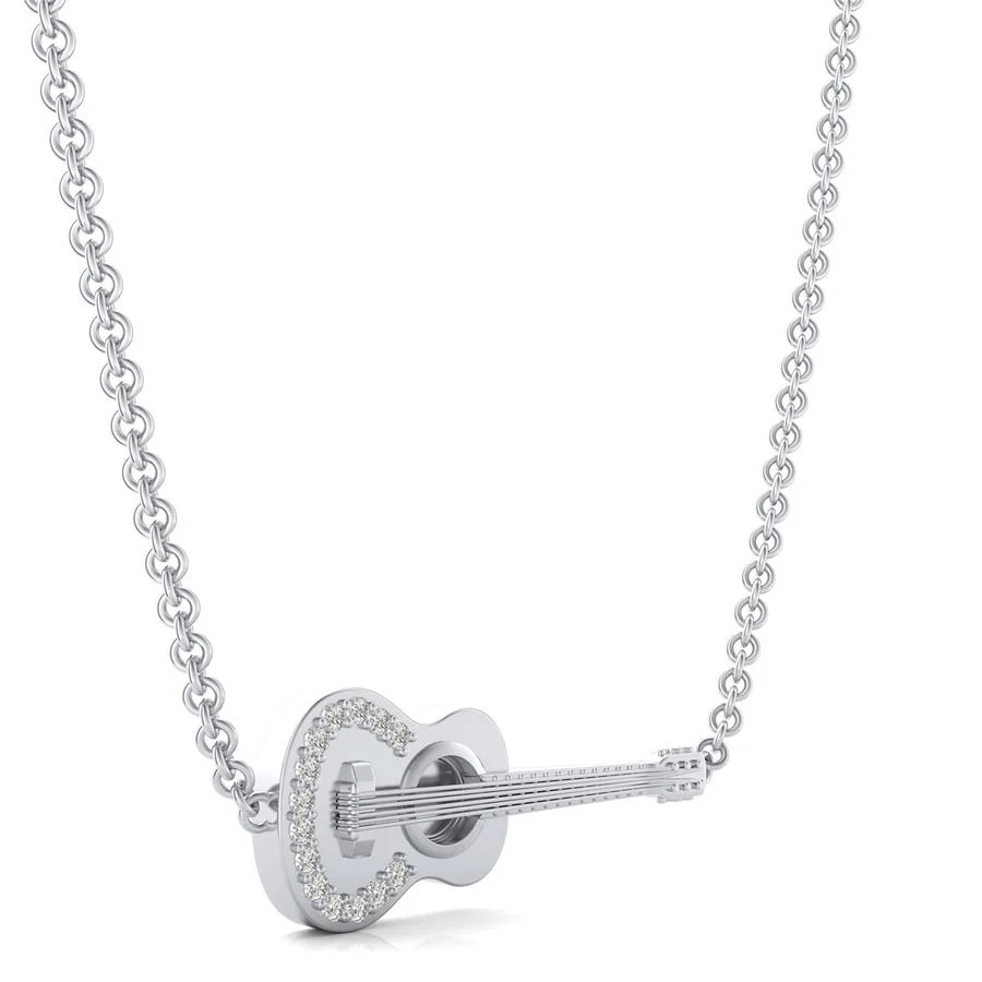 Guitar Charm Pendant - Image 2