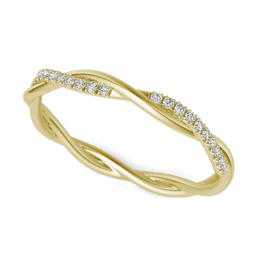 Half Eternity Twist Band - Custom Builder - SKU 364900