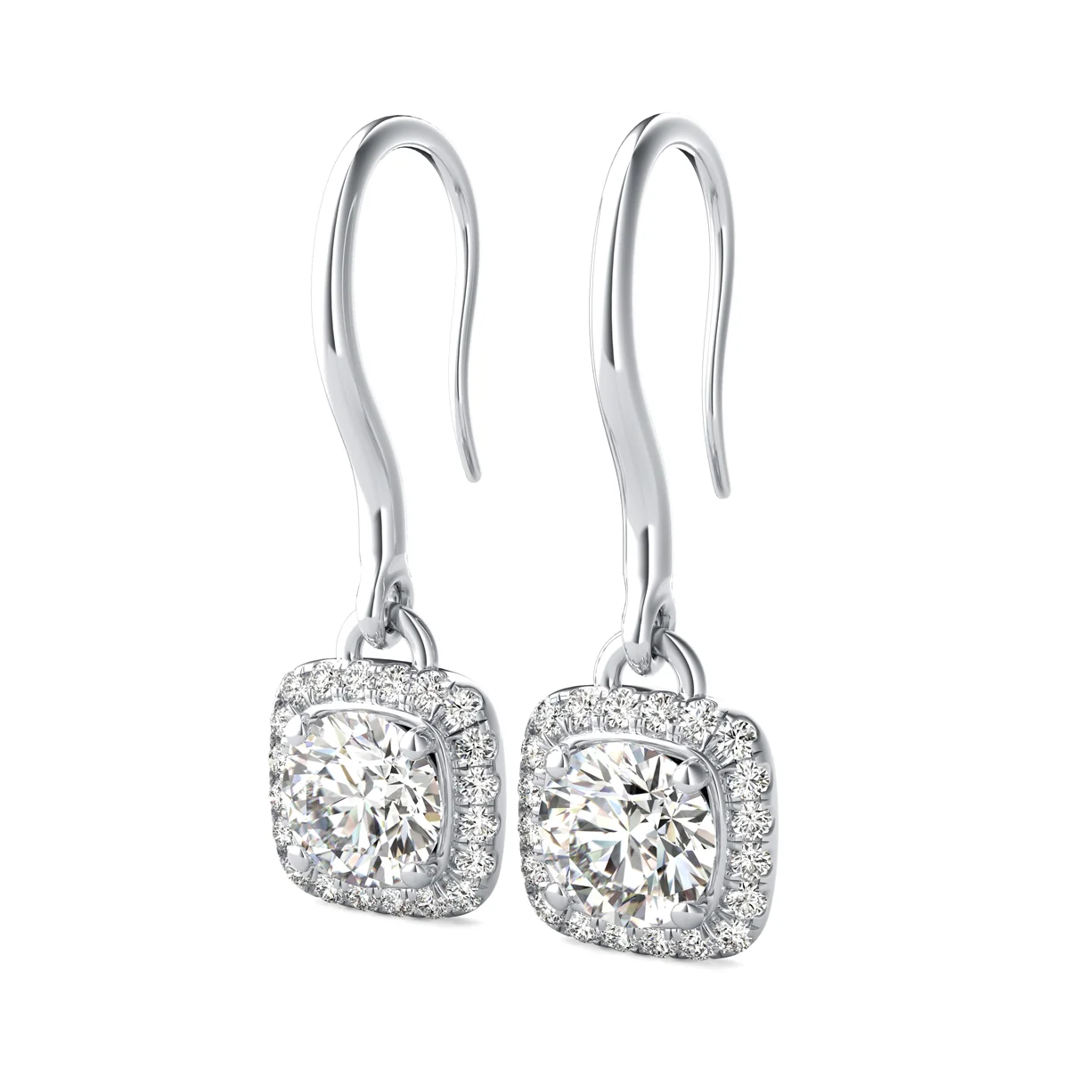 Halo Dangle Earrings