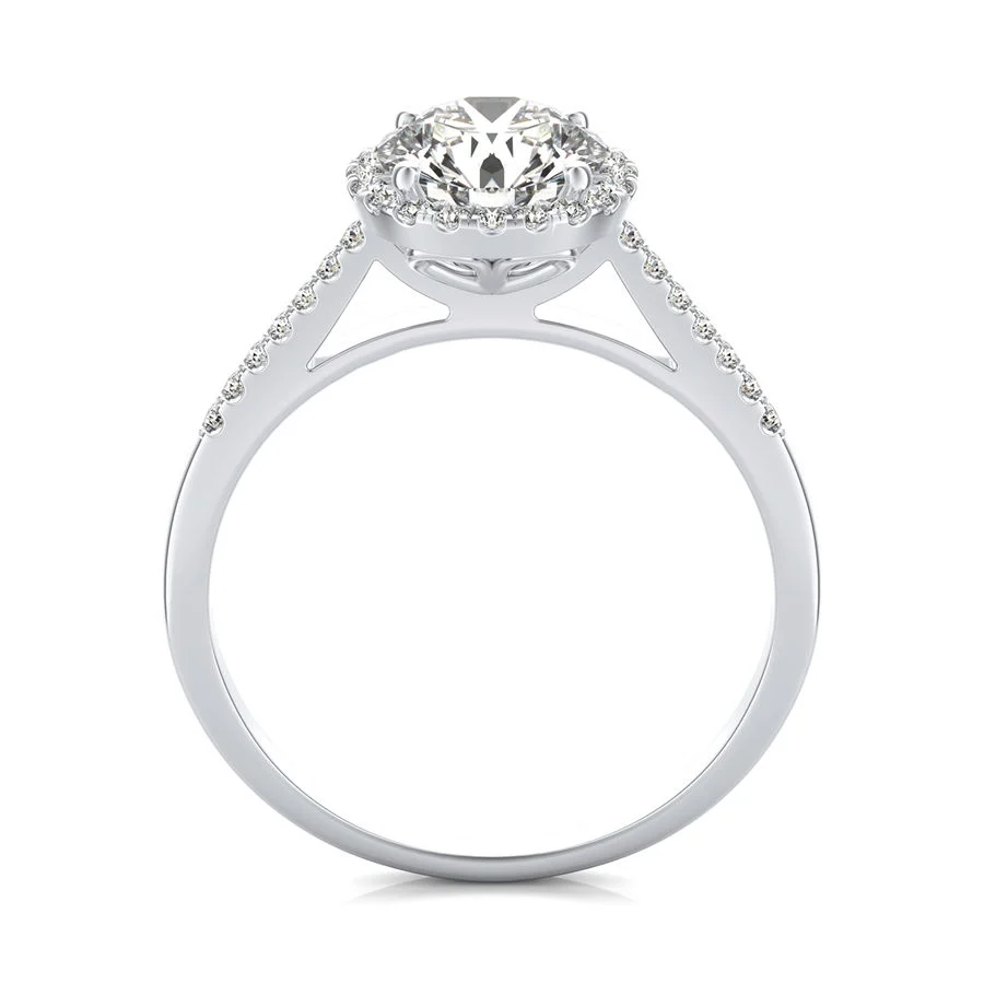 Halo Engagement Ring - Image 2
